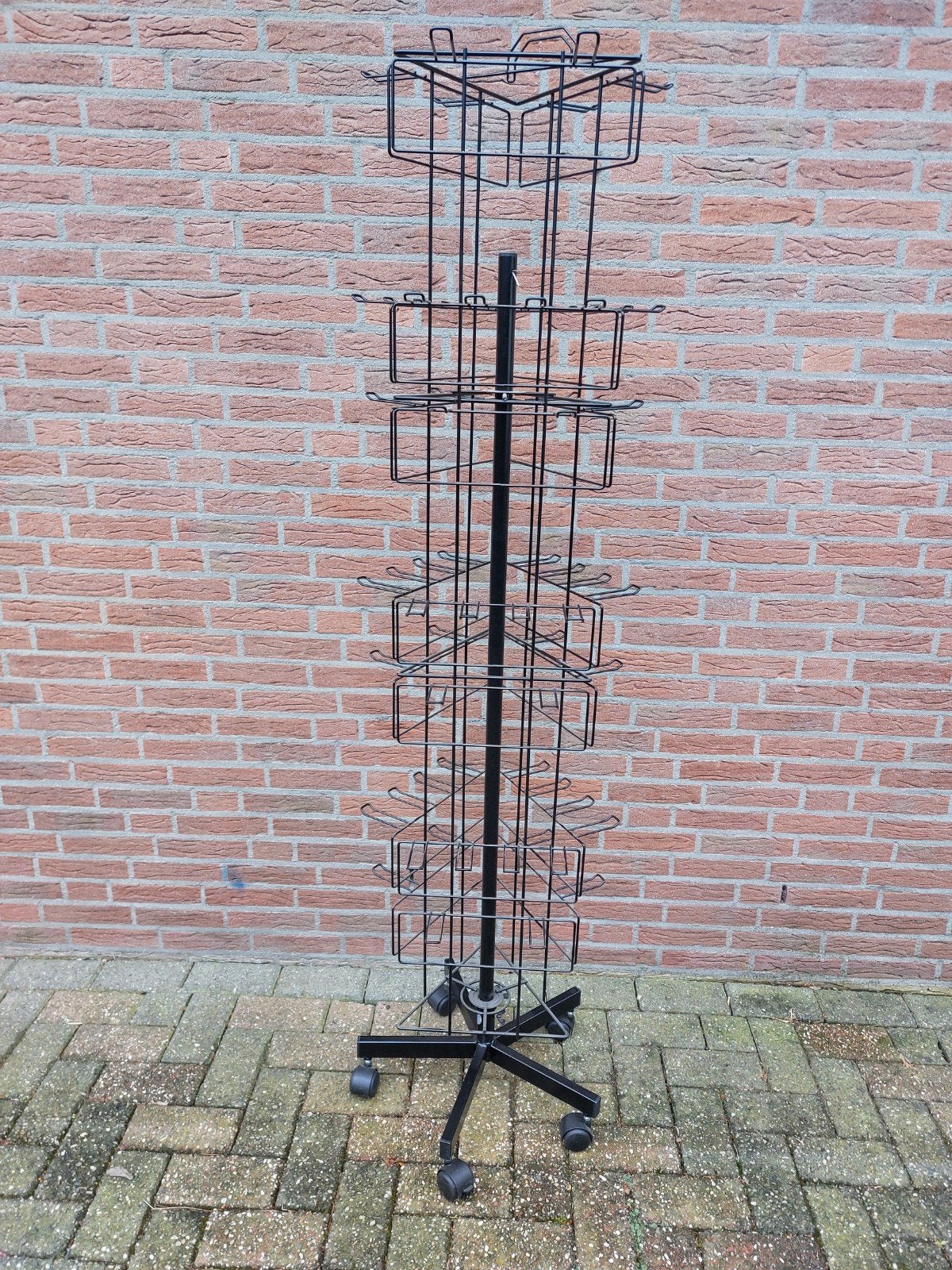 Kaartenmolen / kaarten rek / winkelrek winkelmolen, Ophalen
