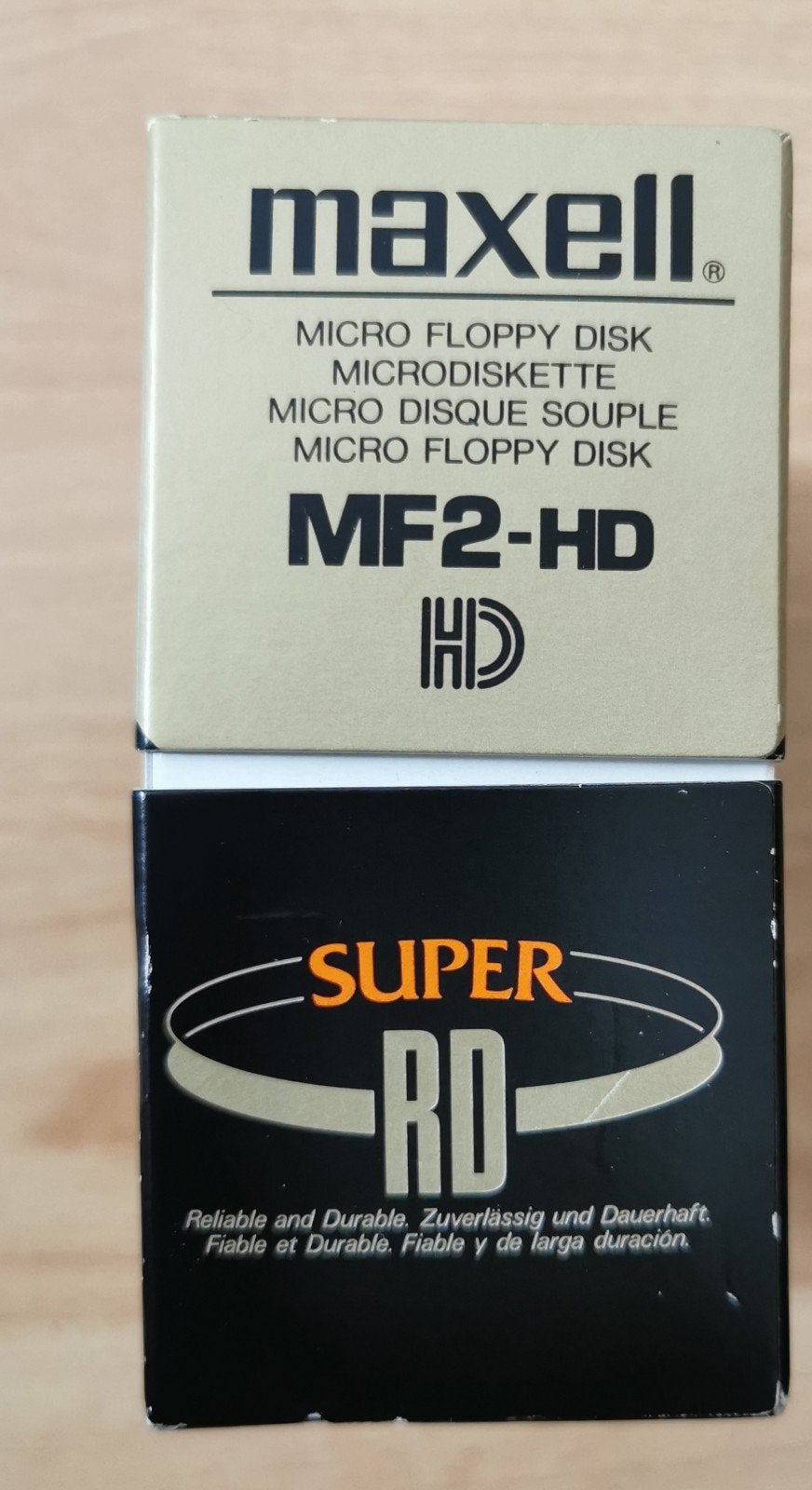 Maxell Micro Floppy Disk MF2-HD 1.6/2.0MB Super RD (8 stuks), Computers en Software, Ophalen of Verzenden