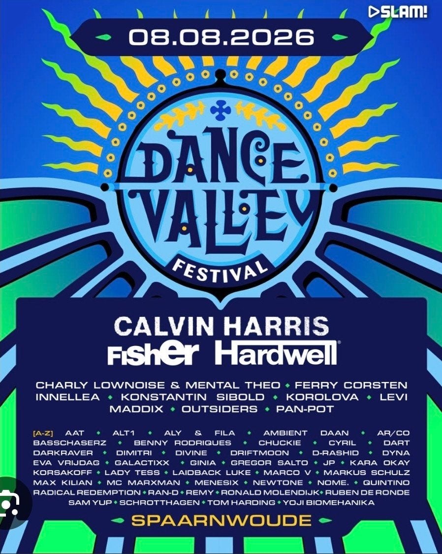2 tickets Dance Valley Festival 2026 – €100 samen, Twee personen