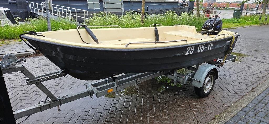 Verano 420 sloep met 15PK Tohatsu buitenboordmotor, Watersport en Boten, Ophalen, Gebruikt, 4 m, 15 pk