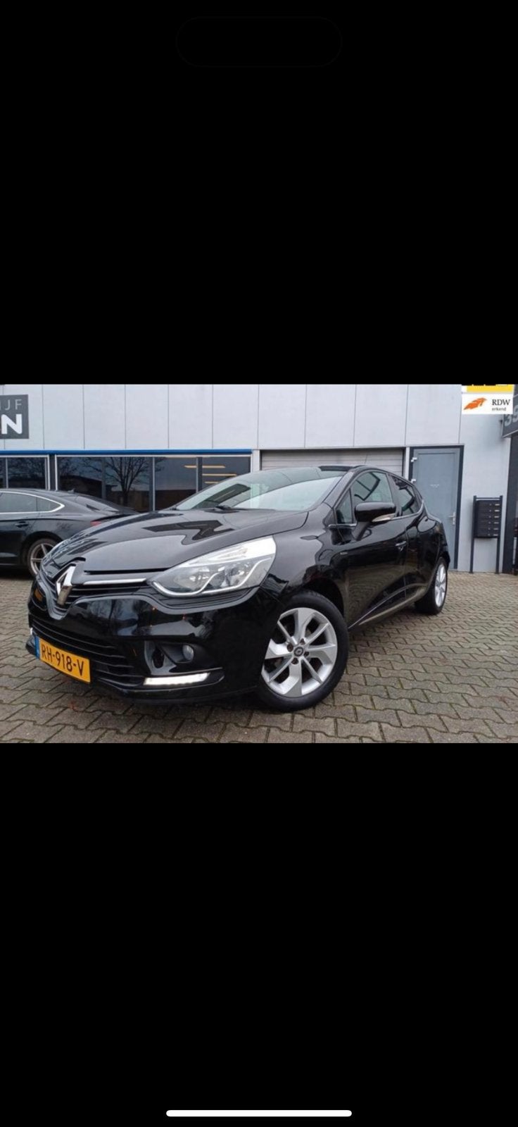 Renault Clio limited 2017 Zwart, Voorwielaandrijving, 898 cc, Stof, Bluetooth