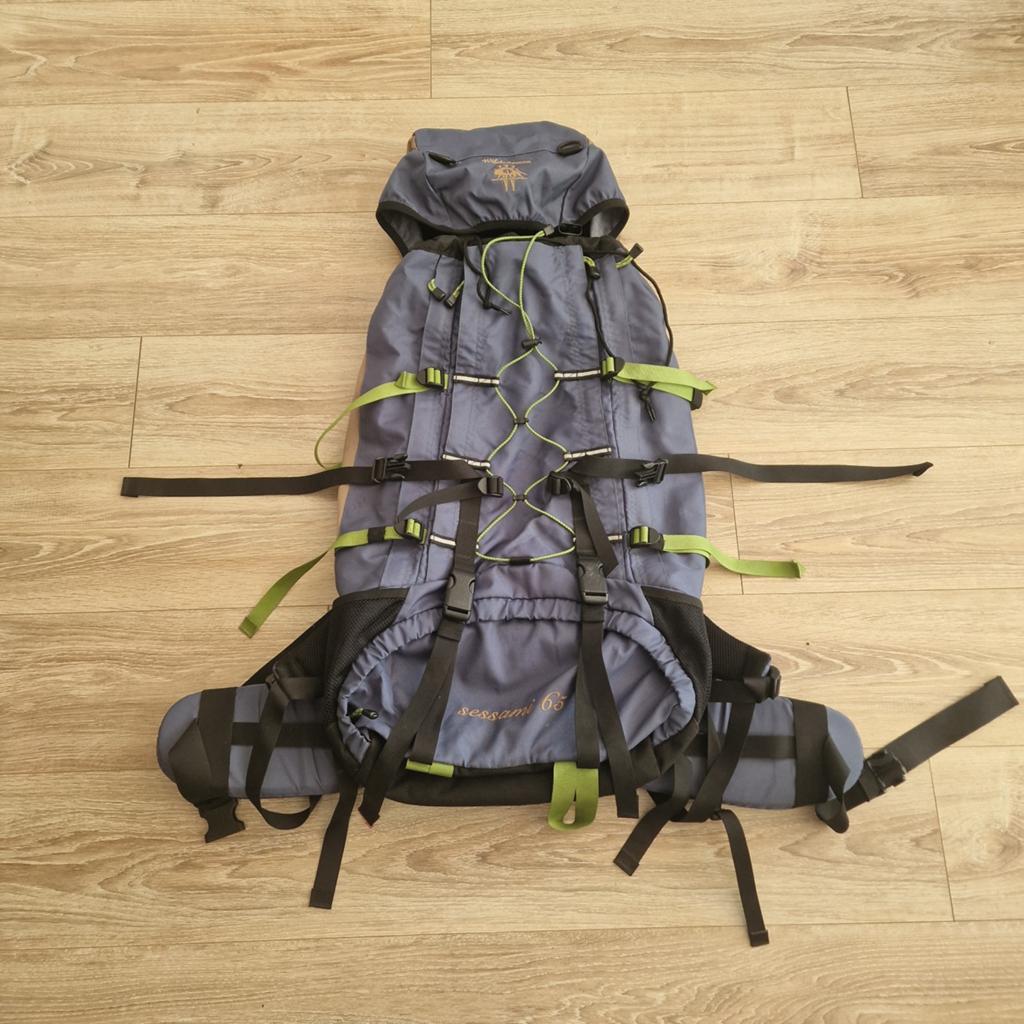 Wildebeast backpack rugtas inhoud 65 liter, 1x gebruikt., Sieraden, Tassen en Uiterlijk, Tassen | Rugtassen, Overige merken, 40 cm of meer