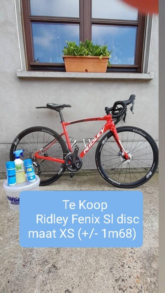 Ridley Fenix Sl disc, Gebruikt, Carbon, 49 tot 53 cm, Dames