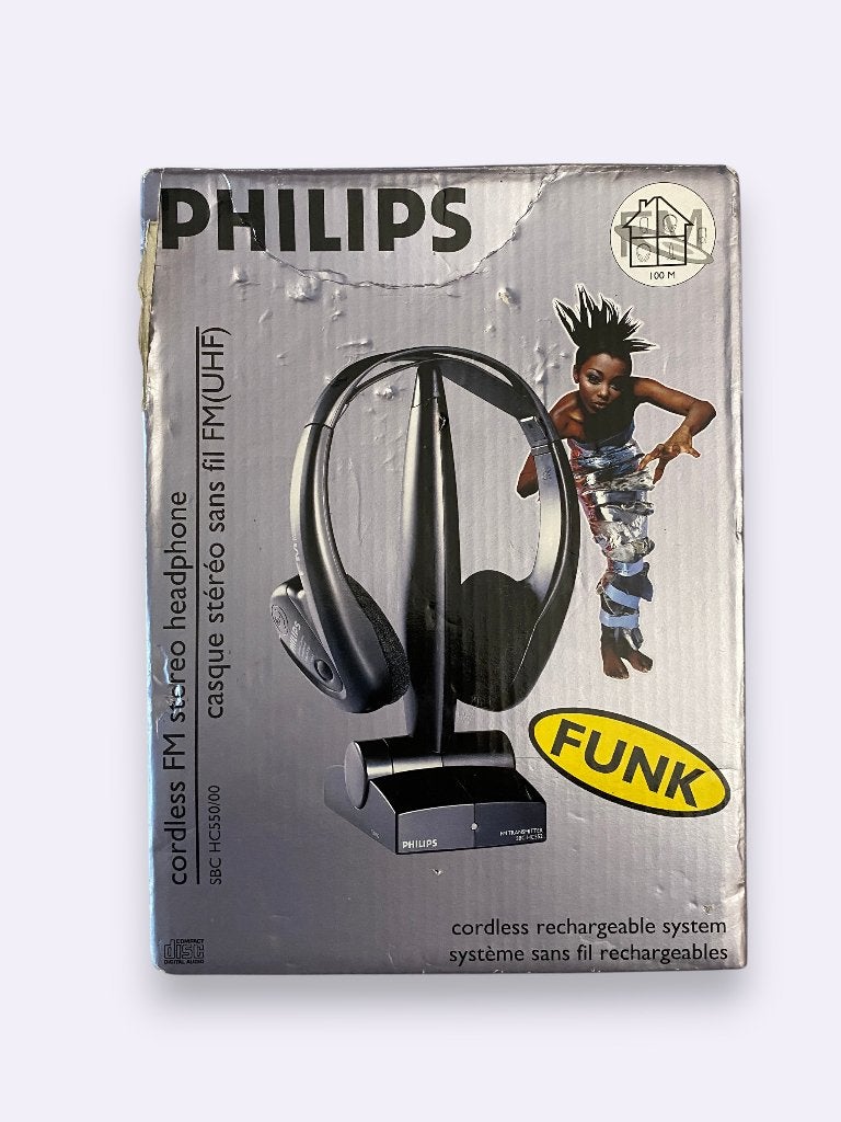 Philips Draadloze Hoofdtelefoon – SBC HC550/00, Audio, Tv en Foto, Koptelefoons, Philips, Zilver, Nieuw, Ophalen of Verzenden