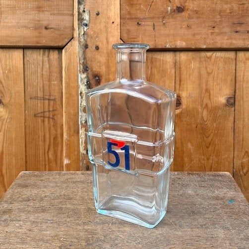 Waterfles fles Pastis 51 Frankrijk origineel 21,5 cm hoog, Ophalen of Verzenden
