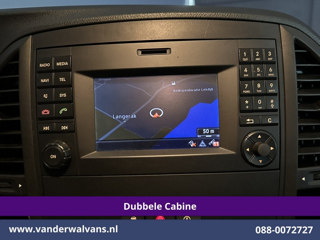 Mercedes-Benz Vito 116 CDI 164pk L2H1 Dubbele Cabine Euro6 A, Auto's, Bestelauto's, Achterwielaandrijving, Gebruikt, 4 cilinders