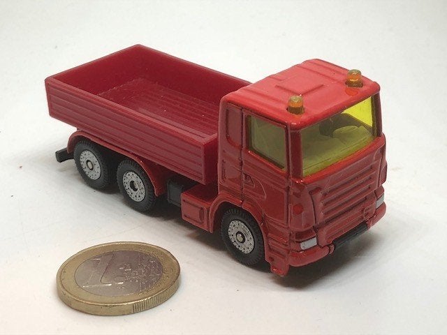 Scania Bakwagen met Open Laadbak, Siku, Ophalen of Verzenden, Gebruikt, Bus of Vrachtwagen, SIKU