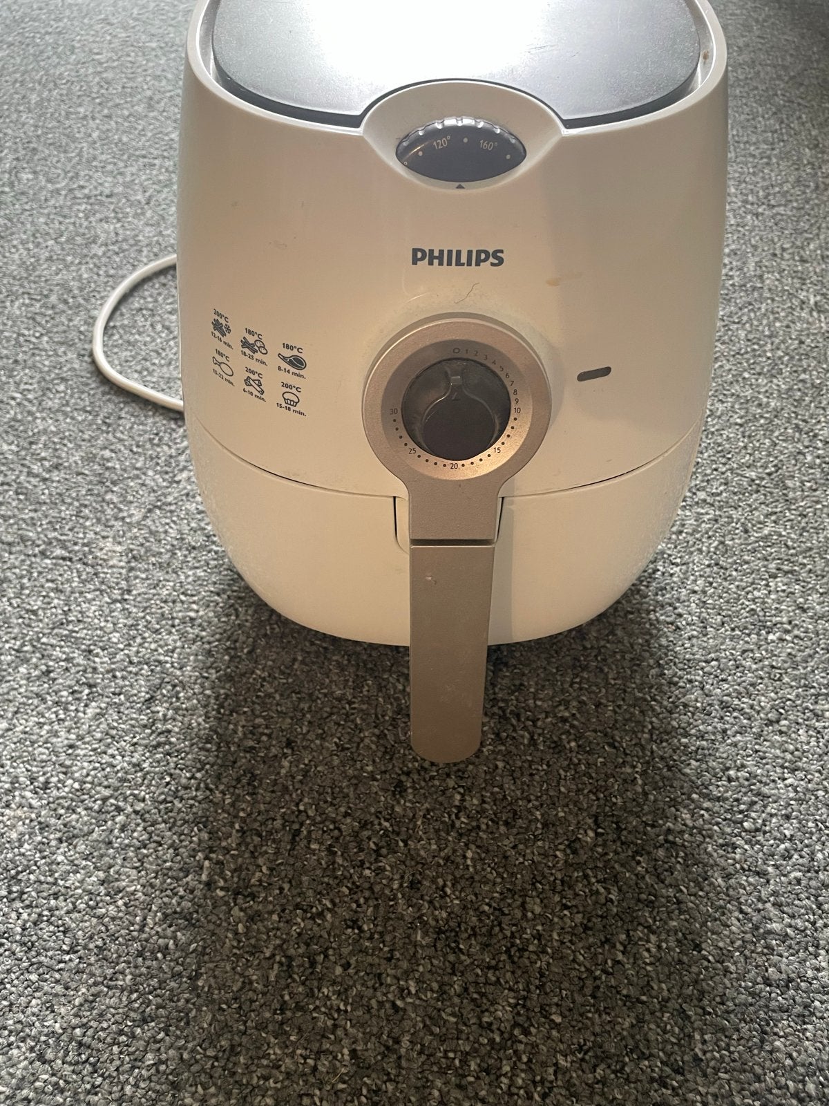 Philips Airfryer - Wit - Gebruikt, Ophalen, Gebruikt, Airfryer, Minder dan 750 gram