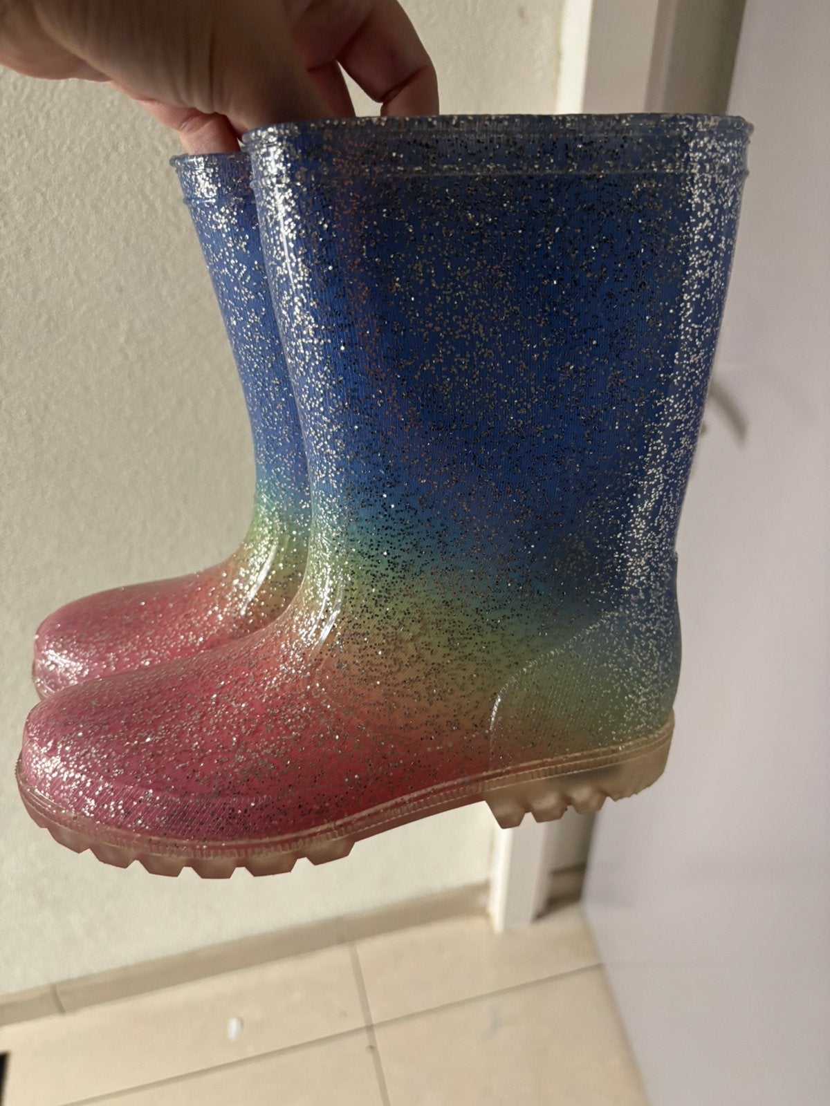 Regenlaarzen met licht, Ophalen of Verzenden, Zo goed als nieuw, Meisje, Laarzen
