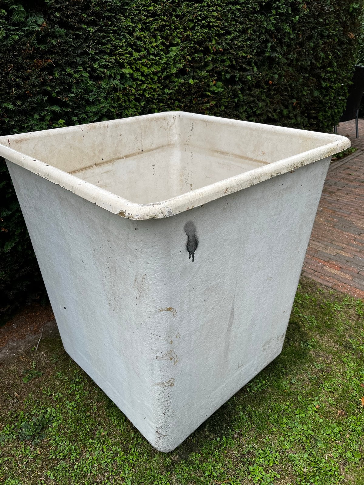 Polyester bak 84x84x100 cm - Ideaal voor vijver/wateropslag, Tuin en Terras, Vijvers, Ophalen, Gebruikt