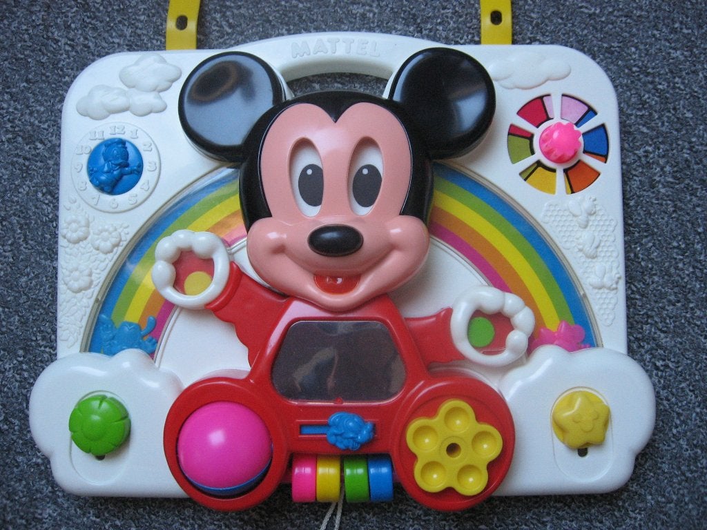 Disney Mickey Mouse Baby Activity Centre Mattel, Ophalen of Verzenden, Zo goed als nieuw, Overige typen, Met geluid