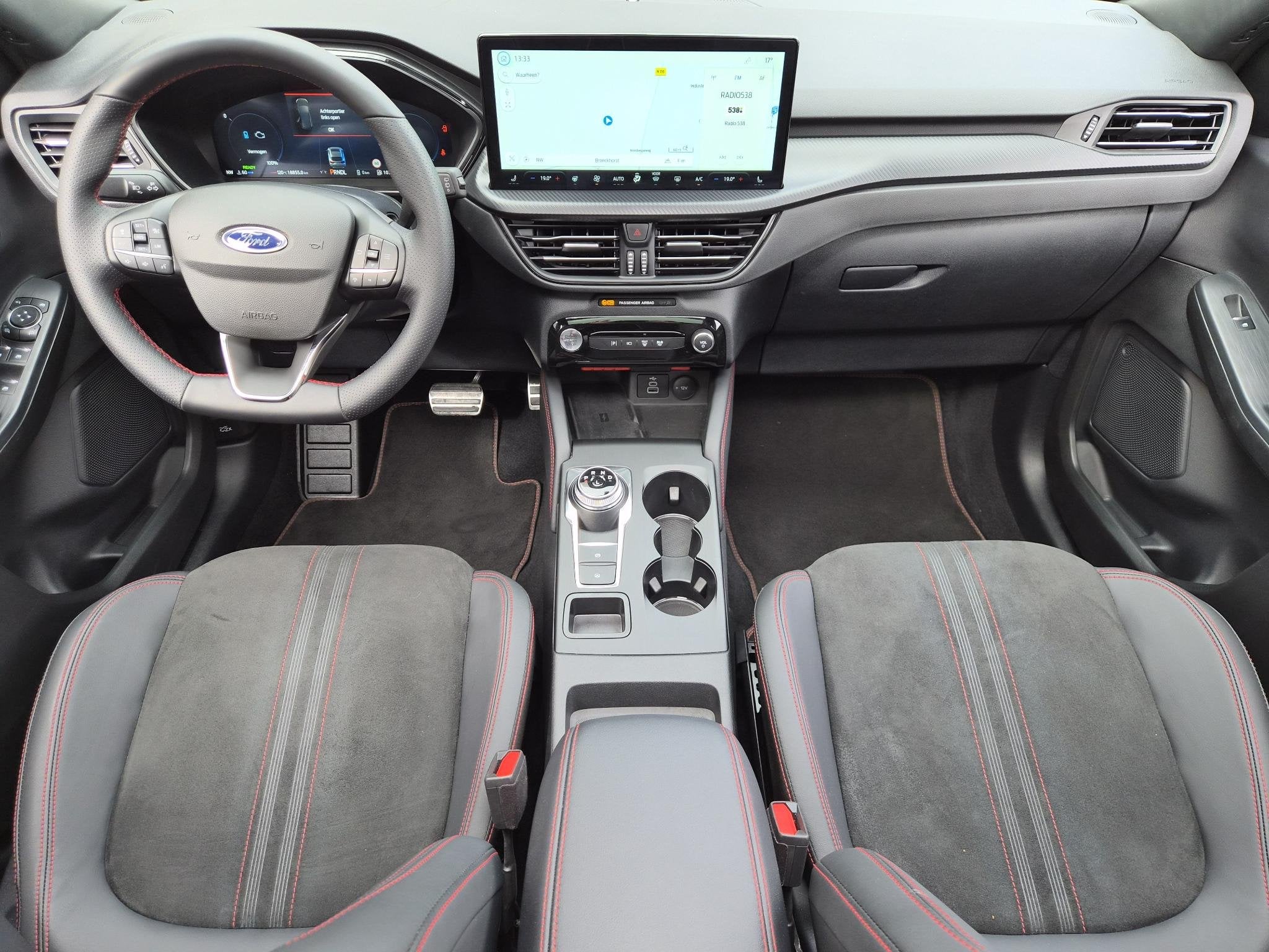 Ford Kuga 2.5 PHEV ST-Line X / Glazen schuif- en kanteldak /, Auto's, 14 kWh, Gebruikt, Euro 6, 4 cilinders