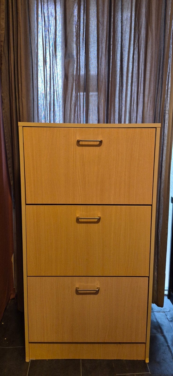 schoenenkast, Huis en Inrichting, Ophalen, Gebruikt, Eiken kleur
