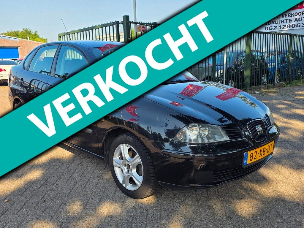 Seat Cordoba 1.4-16V Trendstyle Airco elektrische ramen cv o, Auto's, Seat, Voorwielaandrijving, 4 cilinders, Zwart, Origineel Nederlands