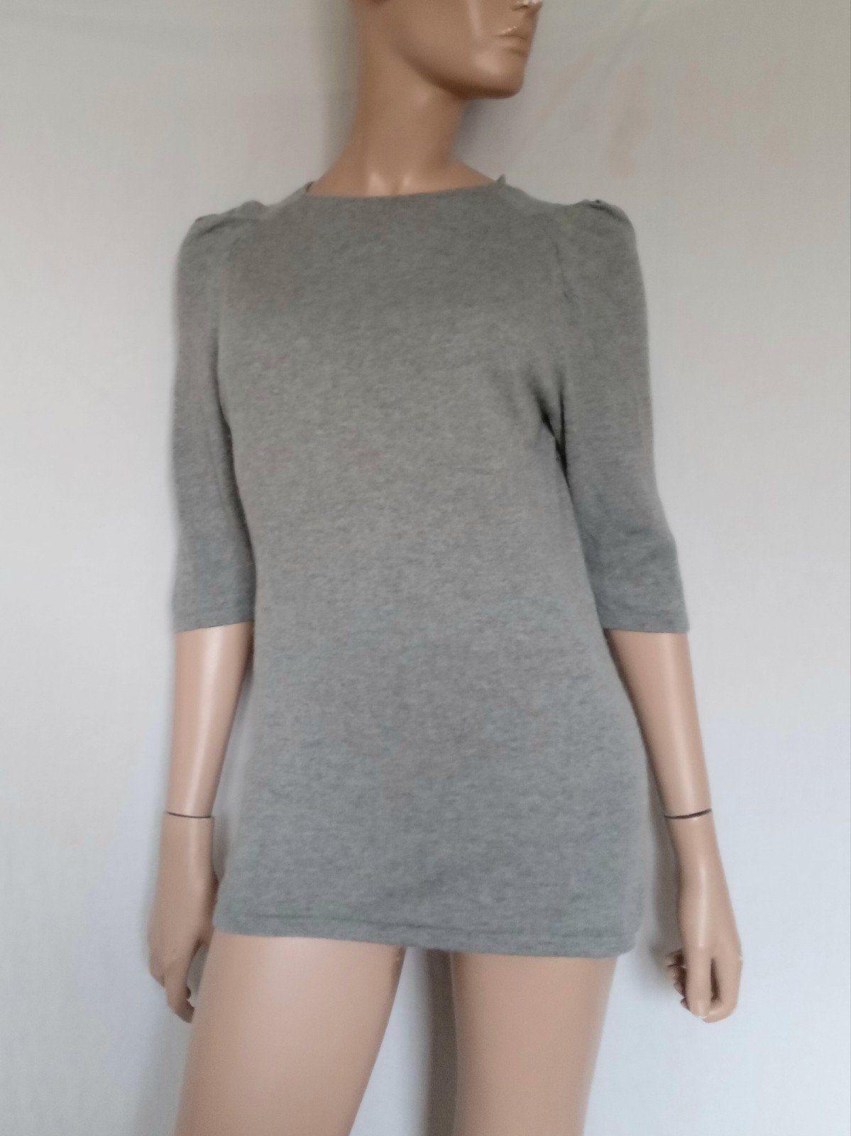FFC Trui , Maat L , WOL , CASHMERE, Ophalen of Verzenden, Zo goed als nieuw, Maat 42/44 (L), Grijs