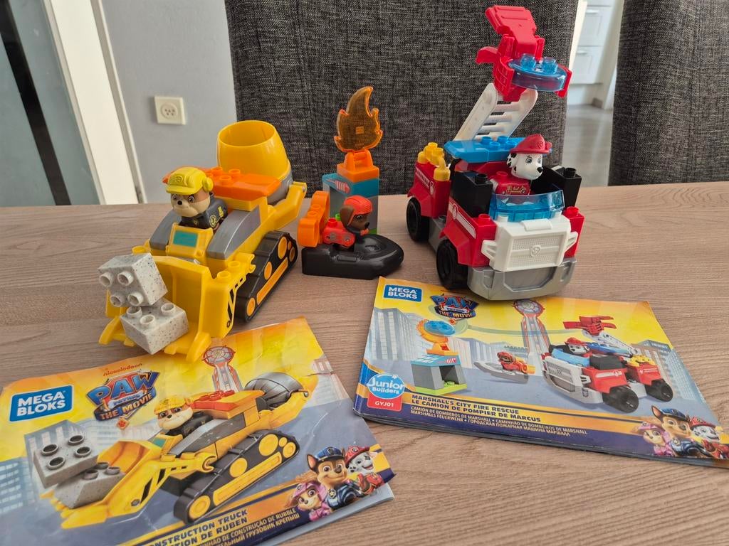 Mega Bloks set van Paw patrol, Ophalen, Zo goed als nieuw