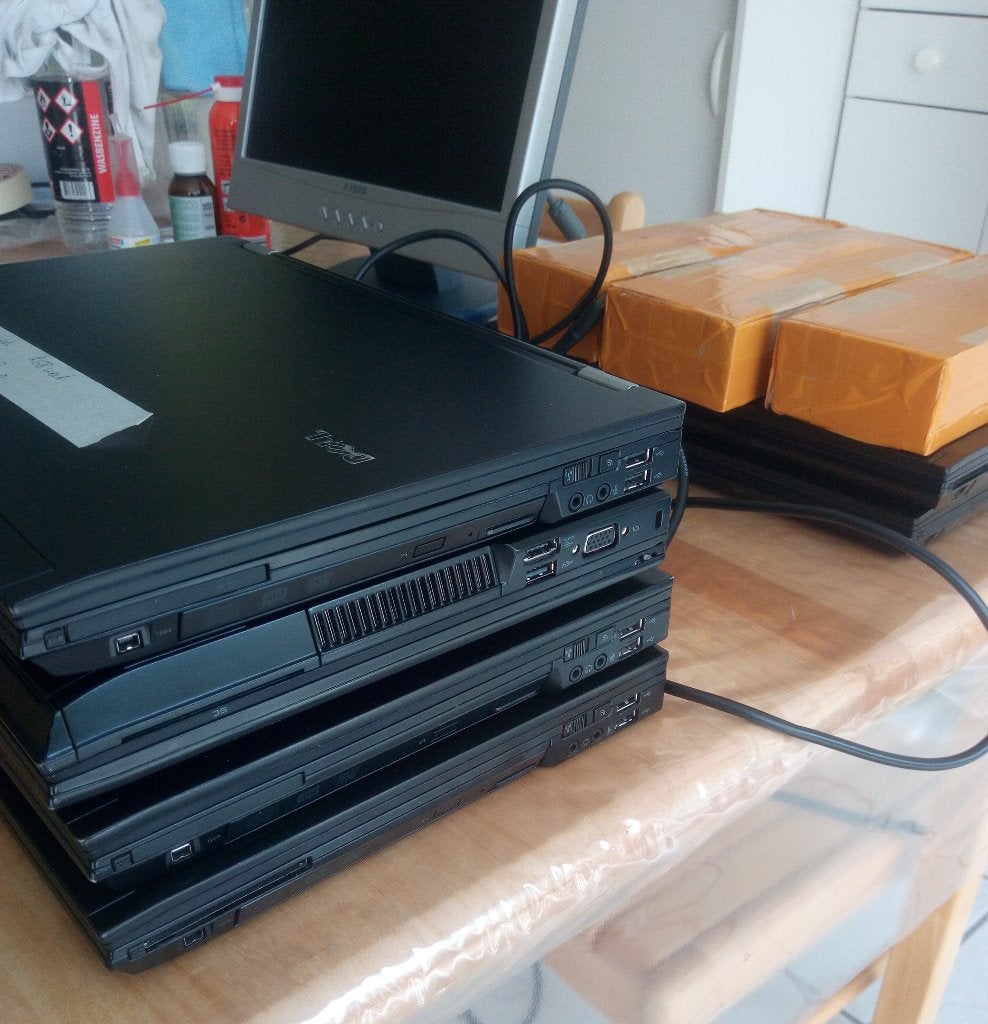 5X Dell Laptops alles in 1 koop., Ophalen of Verzenden, 15 inch, 2 tot 3 Ghz, HDD