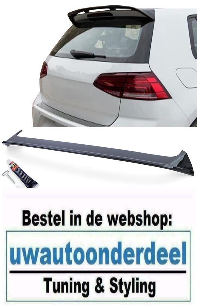 Spoiler Cap Achterklep Geschikt Voor VW Golf 7 Glans Zwart, Verzenden, Automotive Parts, A.parts@hotmail.nl, Trasmolenlaan 12 3447 GZ Woerden