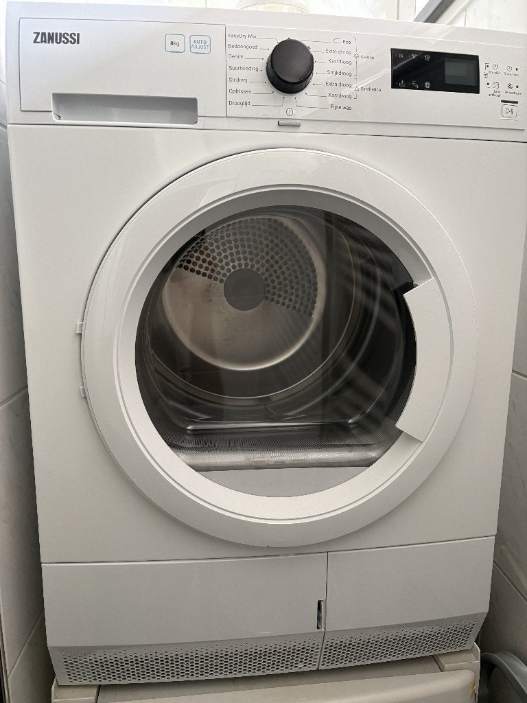 Wasmachine (Zanussi)en droger (Whirlpool), Witgoed en Apparatuur, Ophalen, 1200 tot 1600 toeren, Gebruikt, 4 tot 6 kg
