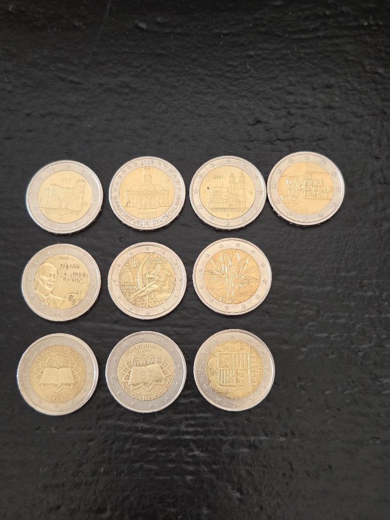 10x €2 Euromunten | Muntenverzameling | Collectors Coins | 4, Postzegels en Munten, Ophalen of Verzenden, Overige landen, 2 euro
