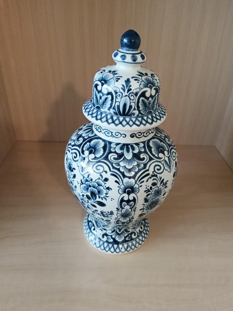 Delfts blauwe vaas/ pot, Antiek en Kunst, Ophalen of Verzenden