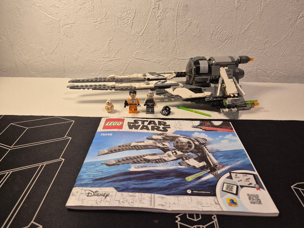 Lego Star Wars 75242 Black Ace TIE Interceptor, Gebruikt, Star Wars, Lego, Ophalen of Verzenden