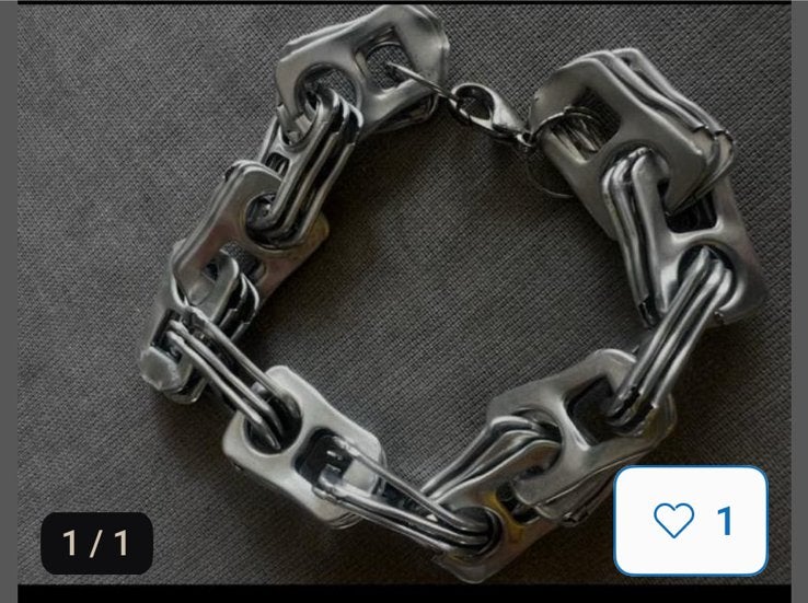 Armband van bliklipjes, Ophalen of Verzenden, Nieuw