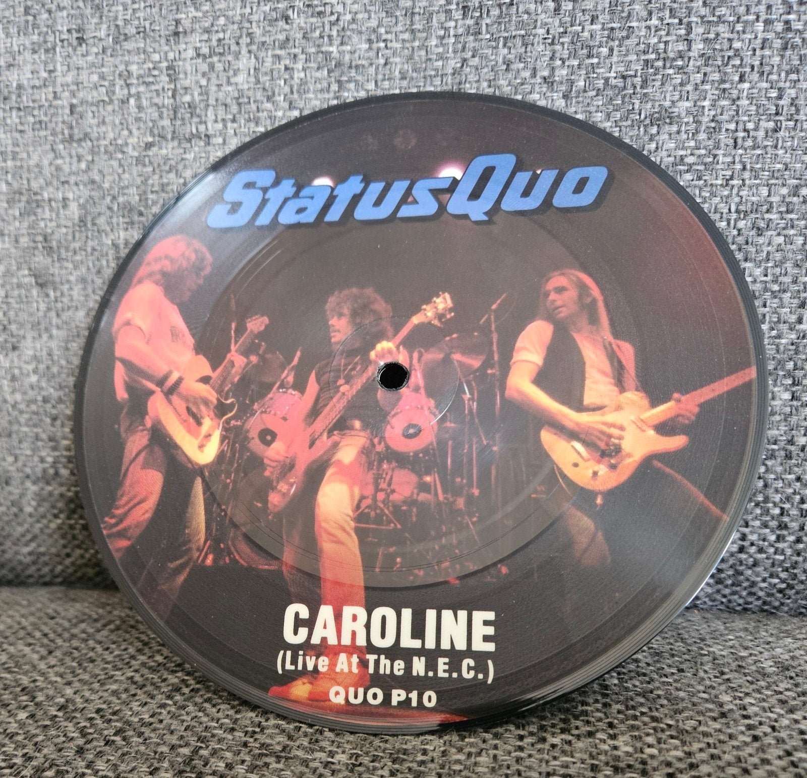 Status Quo - Caroline (Live At The N.E.C.) Picture Disc, Cd's en Dvd's, Vinyl | Rock, Verzenden, Picture disc, 7 inch, Zo goed als nieuw