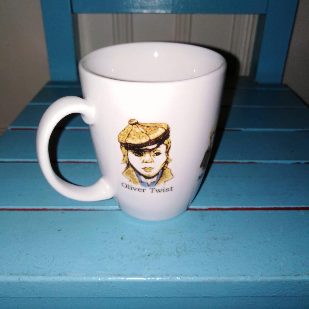 Oliver twist beker dickens museum bronkhorst, Ophalen, Glas of Glazen, Gebruikt, Overige stijlen