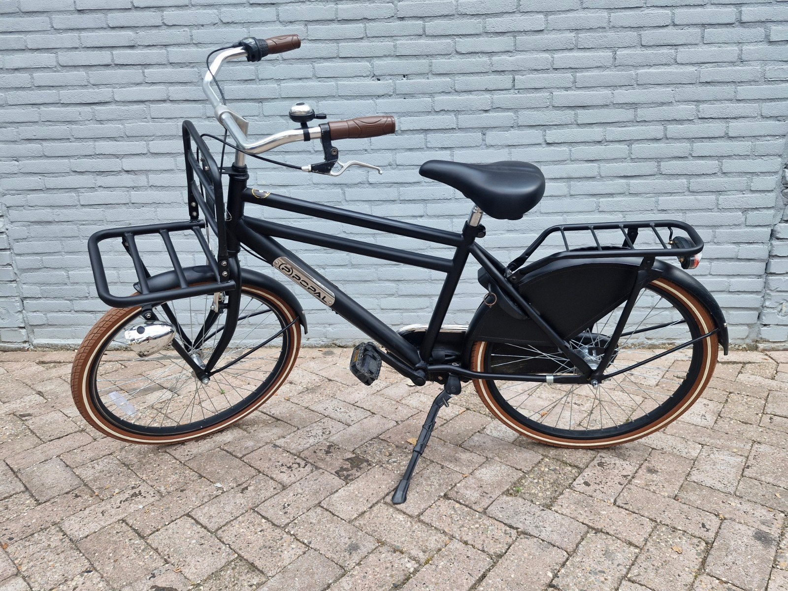 Popal 24 inch jongensfiets zwart, izgst., Fietsen en Brommers, Fietsen | Jongens, Ophalen, 24 inch, Velgrem, .