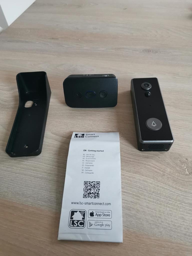 Complete Video Deurbel met Gong, Ophalen of Verzenden, Bewegingsdetectiesensor, Zo goed als nieuw, Draadloos