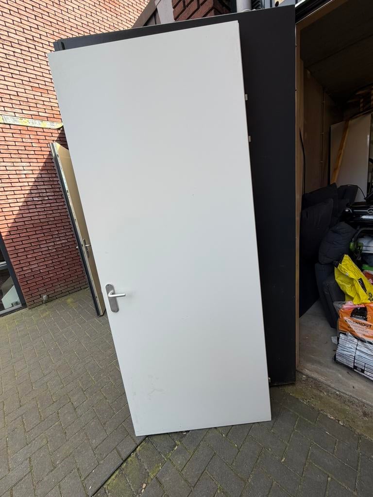 Svedex binnendeur 93x231,5 Links draaiend, Ophalen, Gebruikt, 80 tot 100 cm, 215 cm of meer