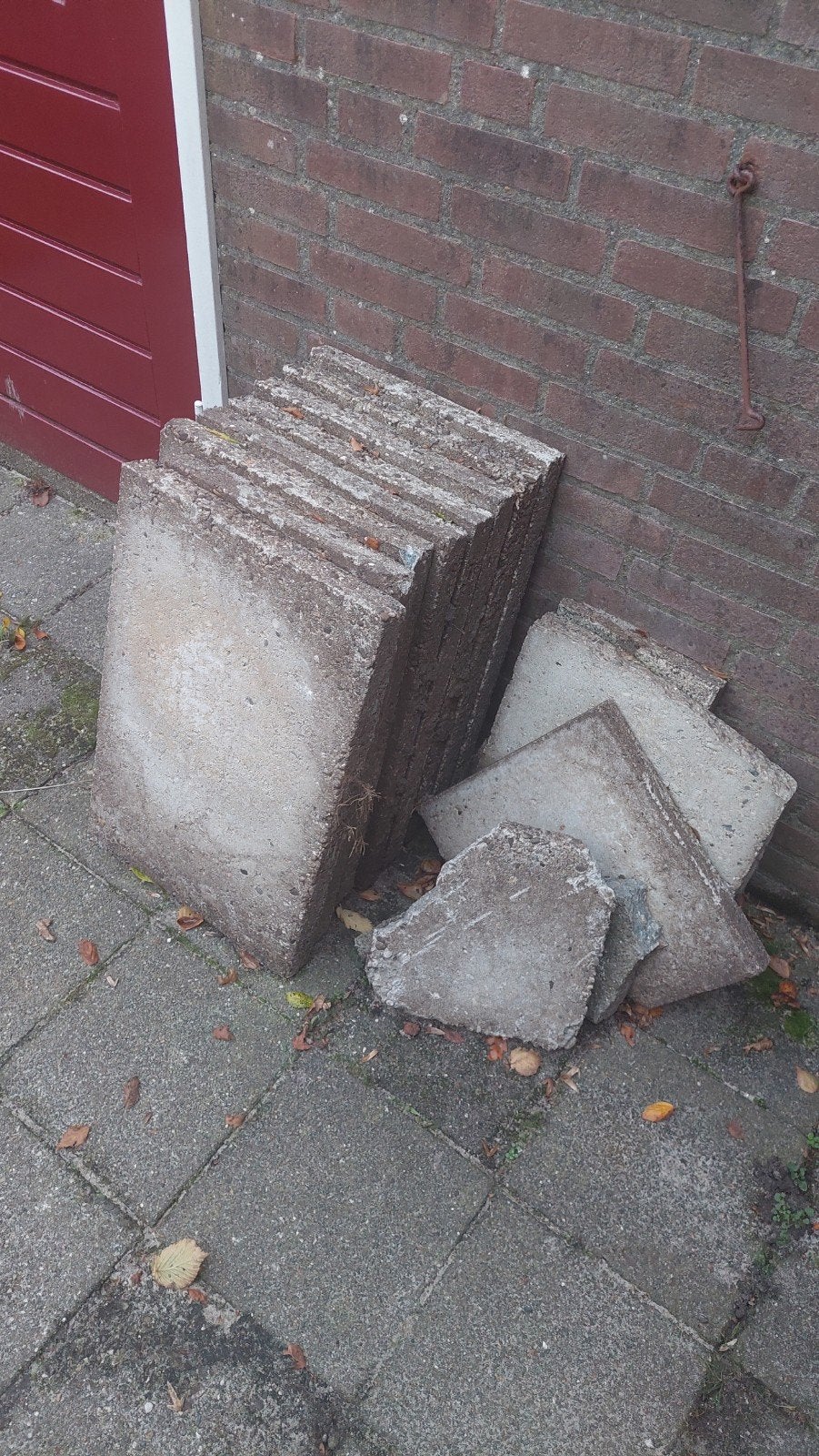 Gebruikte betonnen terrastegels, Ophalen, Gebruikt, 10 m² of meer, Beton