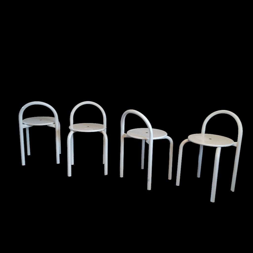 Schitterende post moderne Memphis Aulenti design stoel kruk, Ophalen, Gebruikt, IJzer