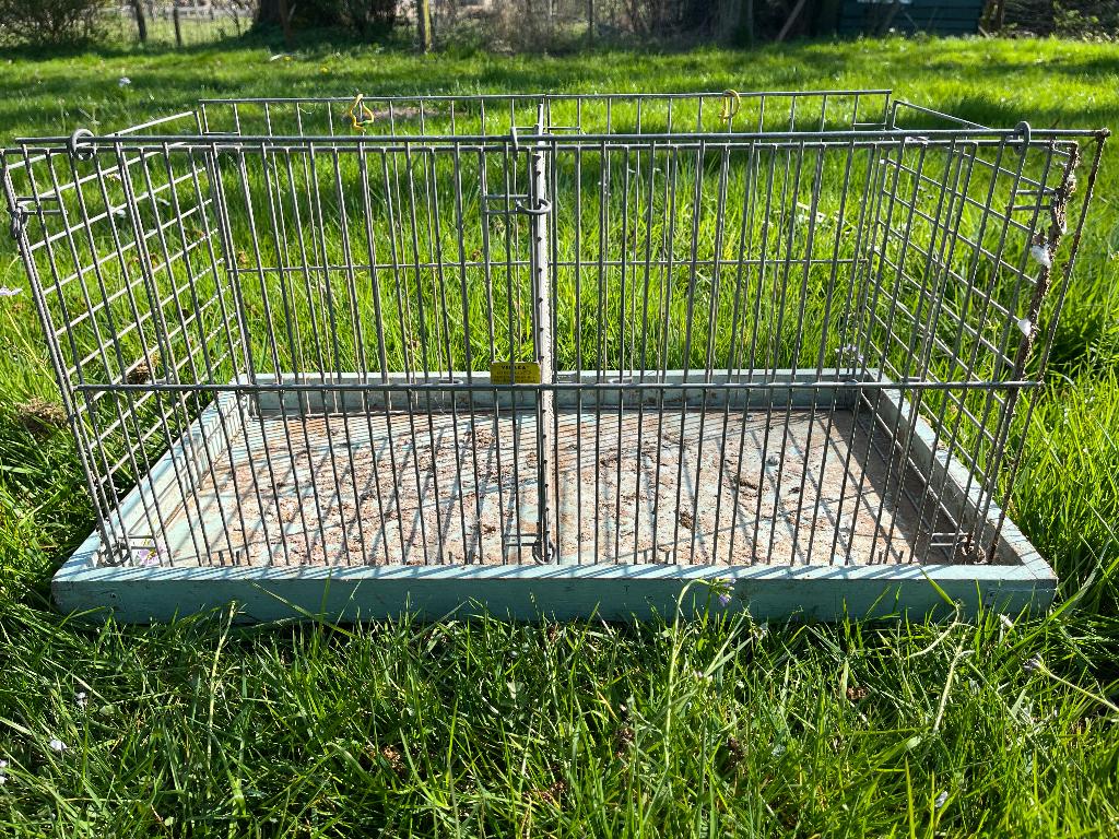 Duivenkooi opklapbaar, Ophalen of Verzenden, Gebruikt, Overige materialen, Vogelkooi