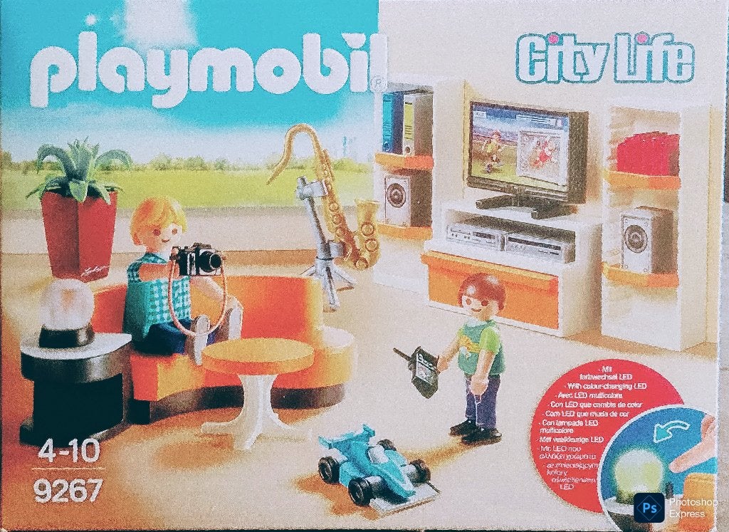 City Life Salon 9267, Kinderen en Baby's, Speelgoed | Playmobil, Ophalen of Verzenden, Gebruikt, Complete set