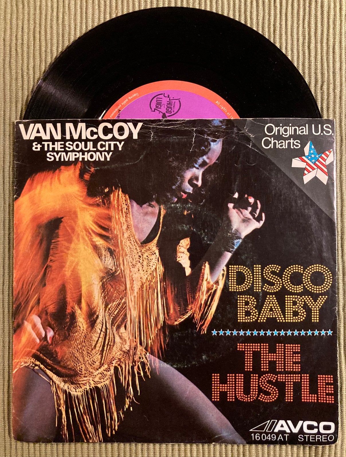 Vinyl single Van McCoy & SCS - Disco Baby, Gebruikt, 7 inch, Single, Dance