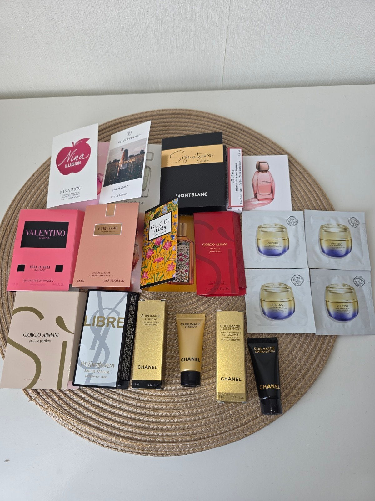 parfum skincare samples gucci chanel, Ophalen of Verzenden, Nieuw, Miniatuur