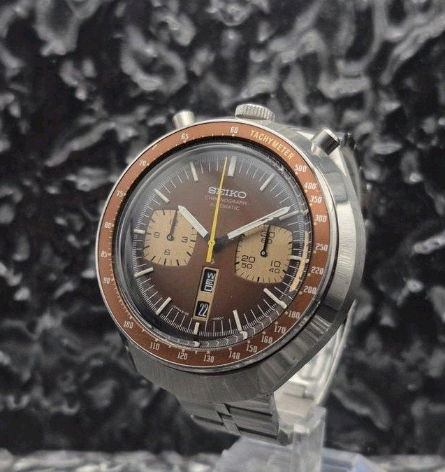 Seiko Bullhead Automatic Chronograph Ref. 6138-0040 Day Date, 1-26-1, Ginza, Chuo-ku, Tokyo 104-8110, Japan, Seiko, Seiko Watch Corporation