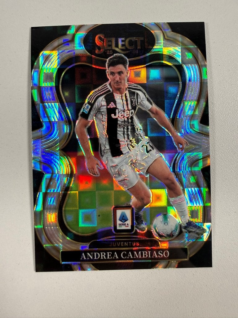 128 Andrea Cambiaso Pandora Select Serie A 2025-26, Ophalen of Verzenden, Nieuw, Buitenlandse clubs, Poster, Plaatje of Sticker