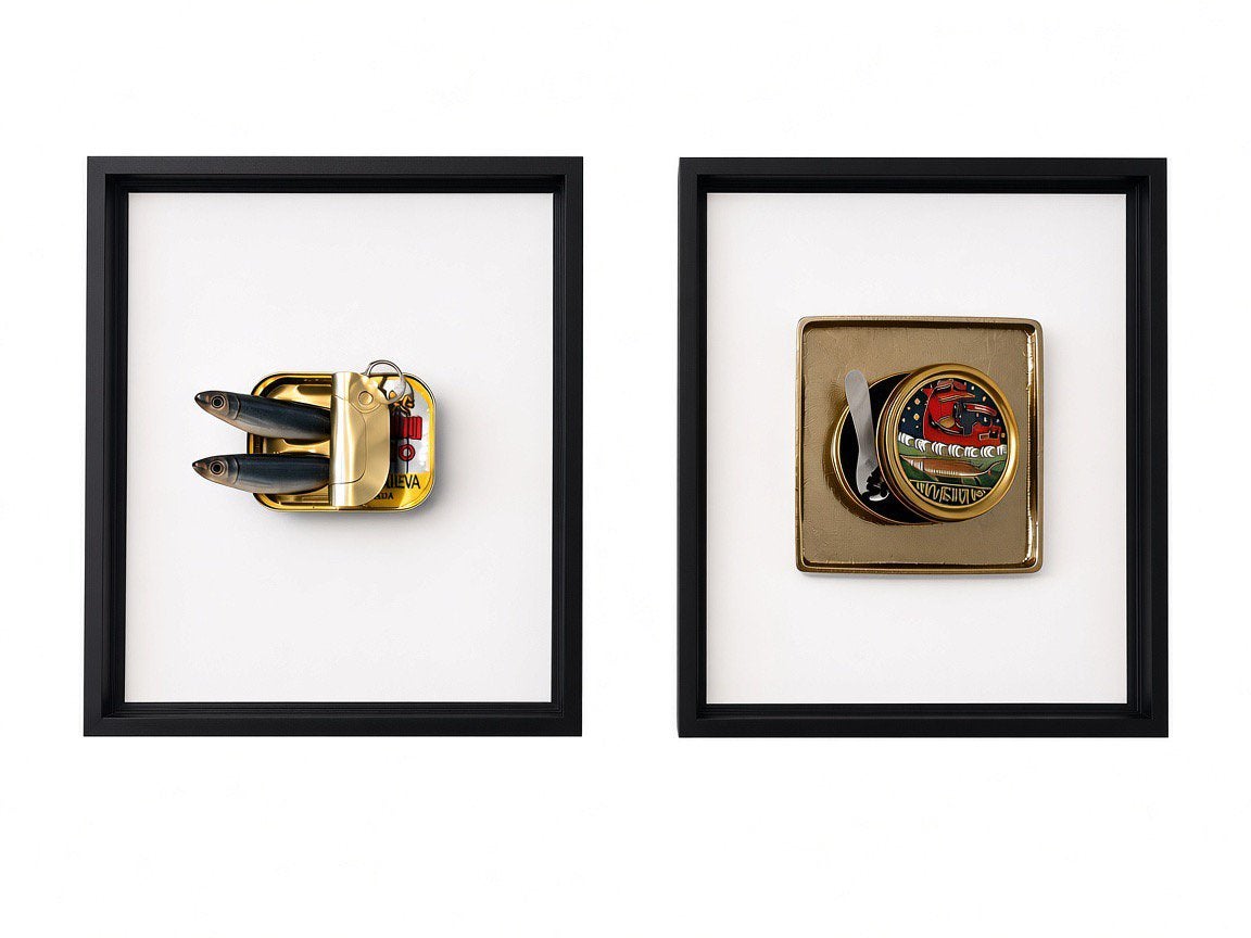 Moderne kunstwerken leuke set, Ophalen of Verzenden