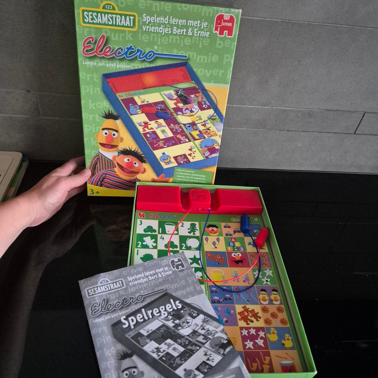 Sesamstraat Electro Spelend Leren met Bert & Ernie, Ophalen, Gebruikt, Elektronica, Met licht