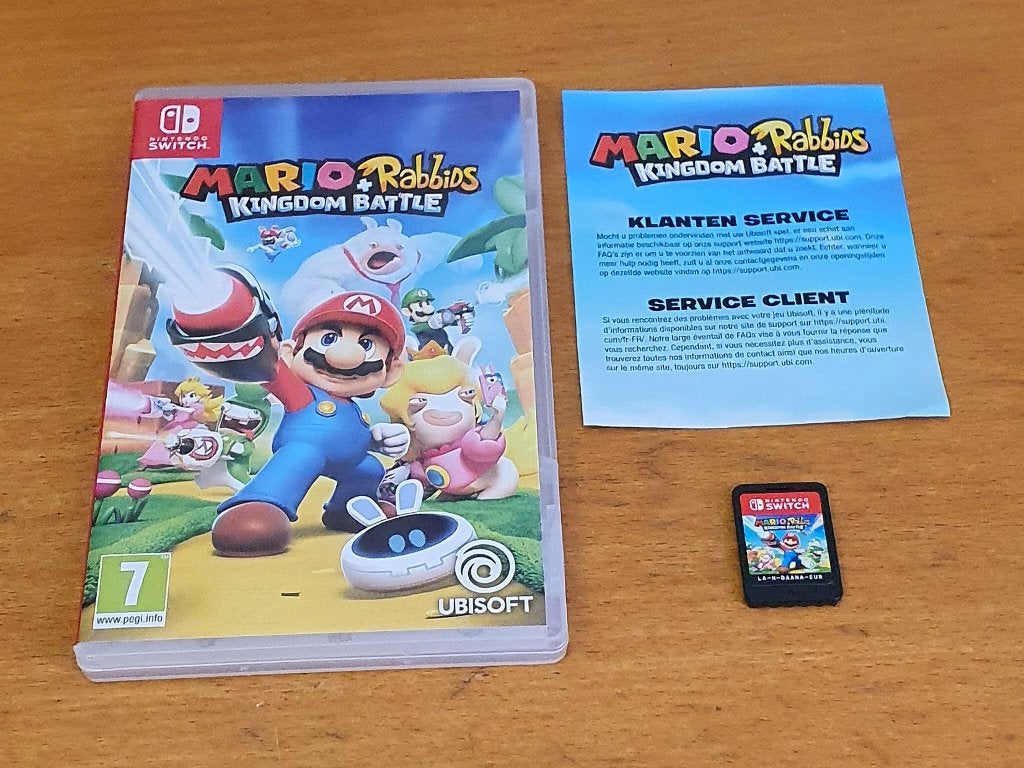 SWITCH SEAL | Mario + Rabbids Kingdom Battle, Avontuur en Actie, Gebruikt, 2 spelers, Ophalen of Verzenden