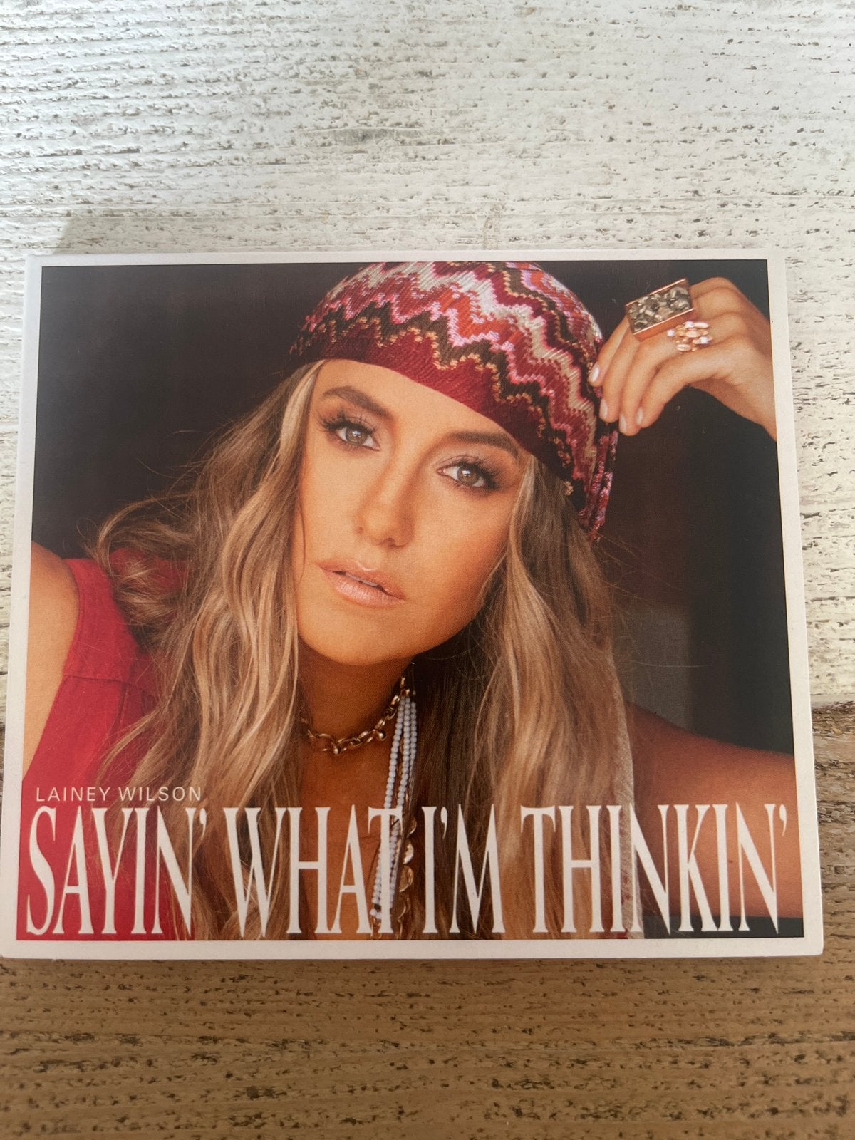 Lainey Wilson - Sayin' What I'm Thinkin' CD, Ophalen of Verzenden, Zo goed als nieuw, Inclusief boekje, Country
