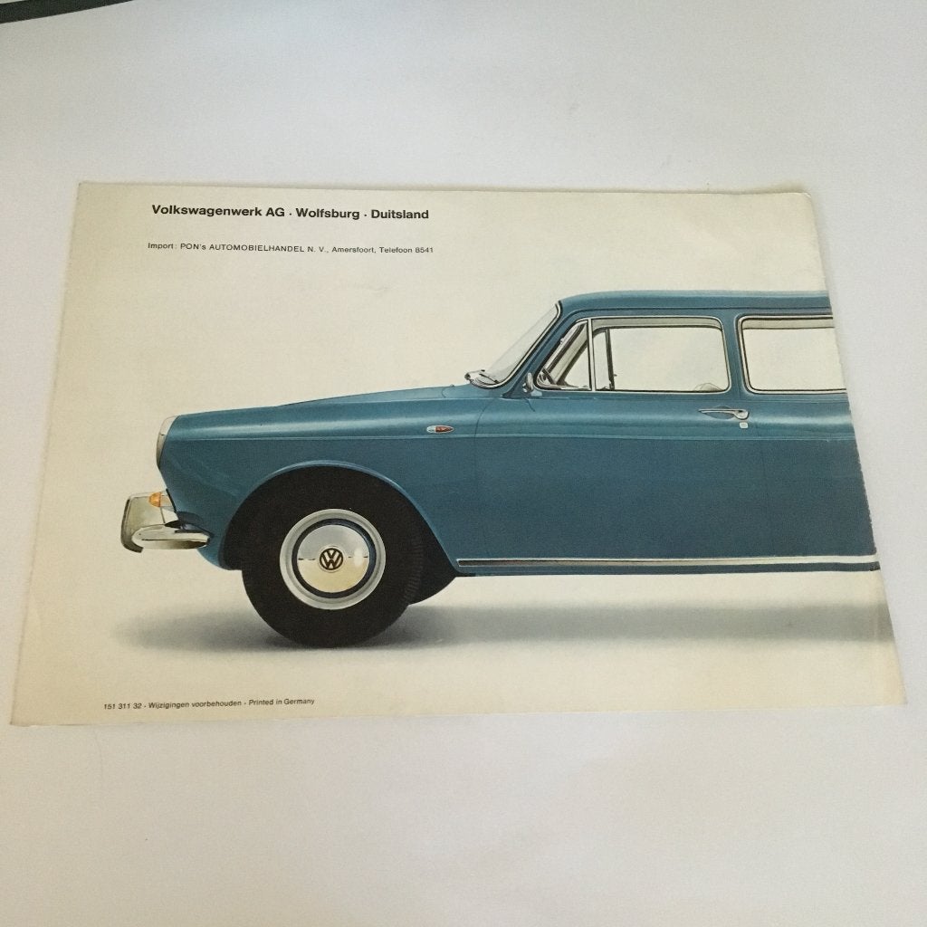 Autofolder Volkswagen VW Variant 3-luik, Boeken, Auto's | Folders en Tijdschriften, Ophalen of Verzenden, Gelezen, Volkswagen