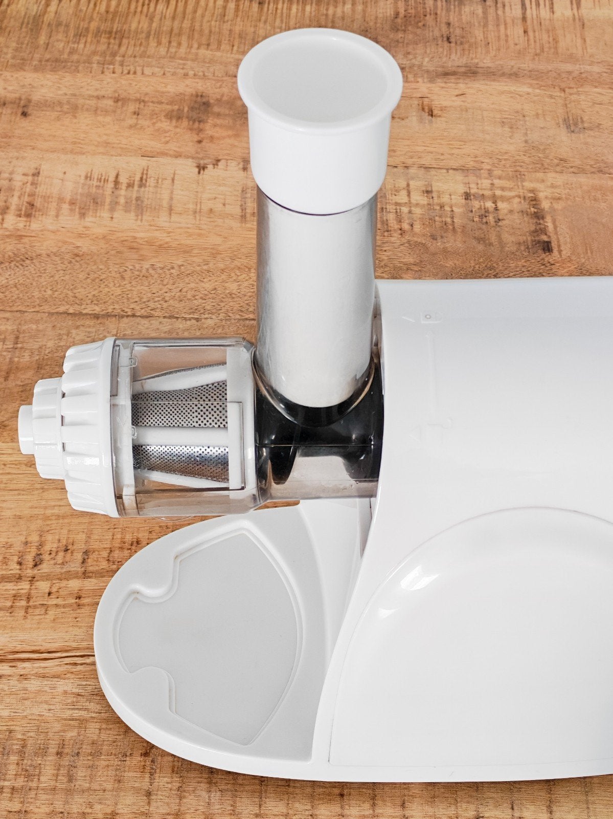 Slowjuicer wit, Ophalen of Verzenden, Gebruikt, Elektrisch, Slowjuicer