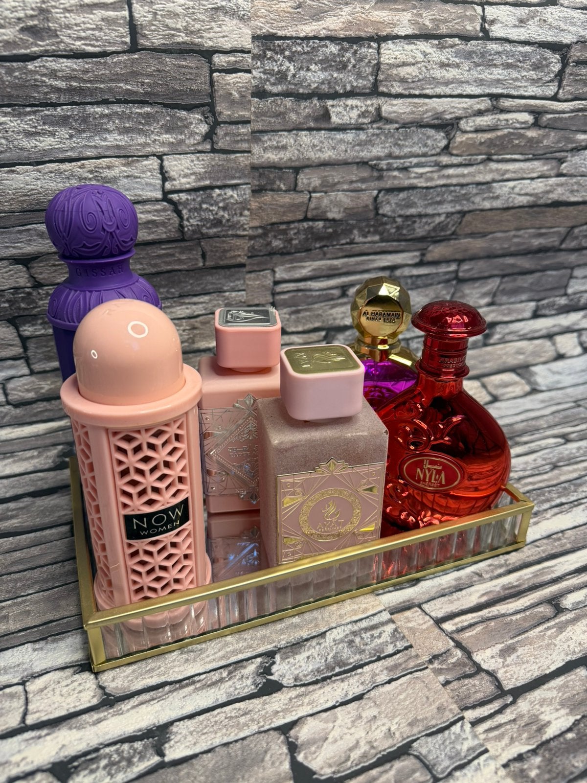 Set van 6 Arabische parfums, Ophalen of Verzenden, Zo goed als nieuw, Parfumfles