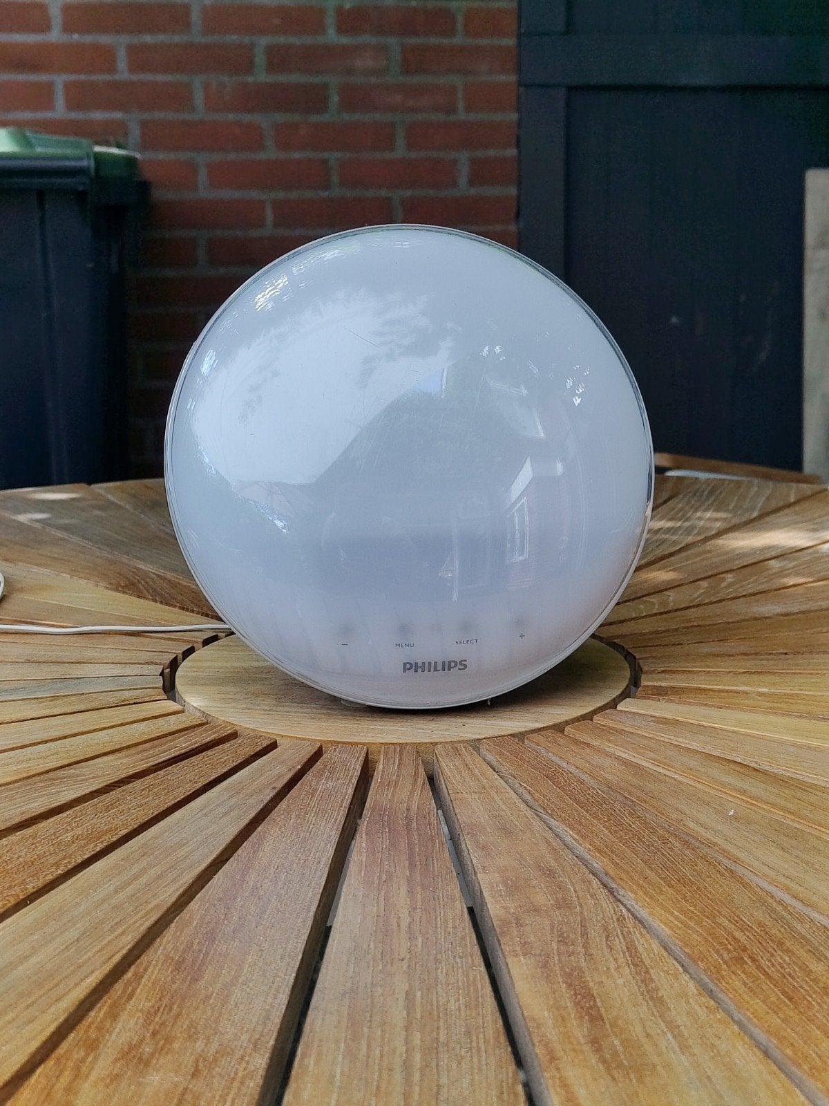 Philips Wake-up Light HF3520 - Lichtwekker met radio, Met schakelaar, Wit, Gebruikt, Kunststof