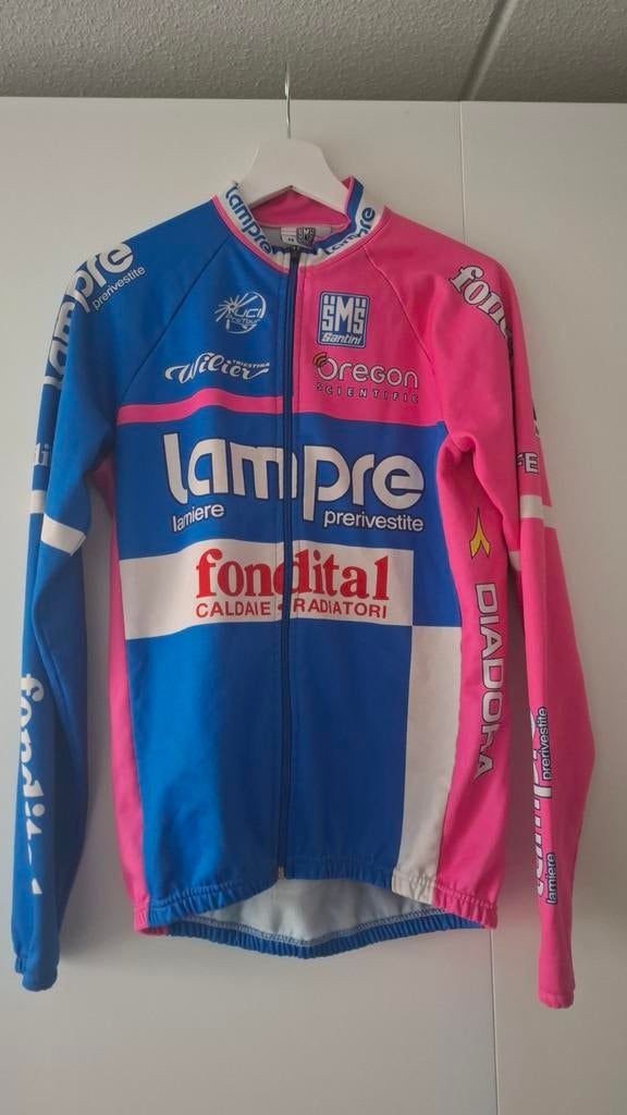 Lampre Merida Fondital wintershirt 2006 - Maat L, Ophalen of Verzenden, Zo goed als nieuw, Kleding
