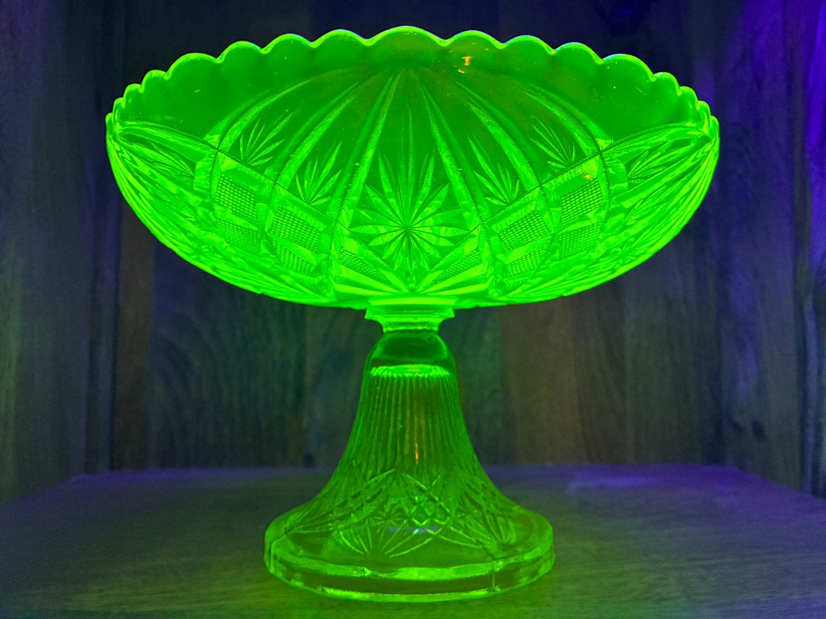 glazen uranium schaal, Antiek en Kunst, Ophalen of Verzenden